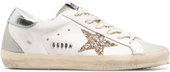 Golden Goose Super-Star leren sneakers Wit