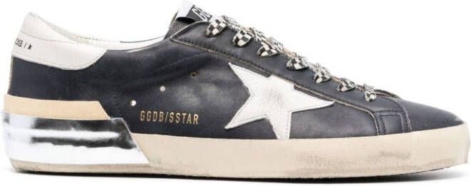 Golden Goose Super-Star leren sneakers Blauw