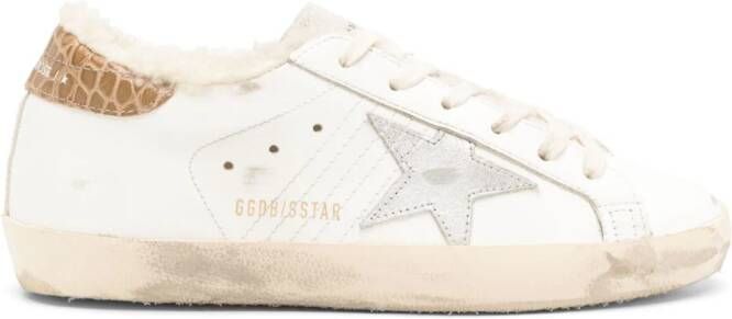 Golden Goose Super-Star leren sneakers Wit