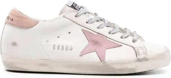 Golden Goose Super-Star leren sneakers Wit