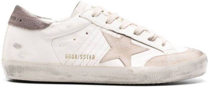 Golden Goose Super-Star leren sneakers Wit