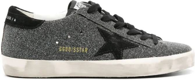 Golden Goose Super-Star leren sneakers Zwart