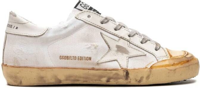 Golden Goose "Super-Star Penstar White Beige sneakers" Wit