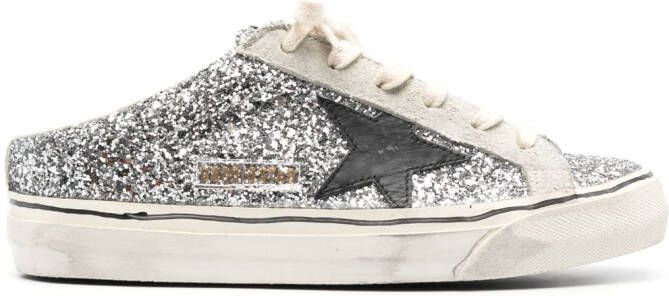 Golden Goose Superstar slip on sneakers Zilver Schoenen