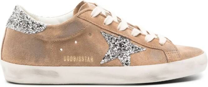 Golden Goose Super-Star suède sneakers Bruin