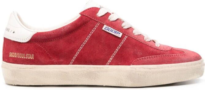 Golden Goose Super-Star suède sneakers Rood