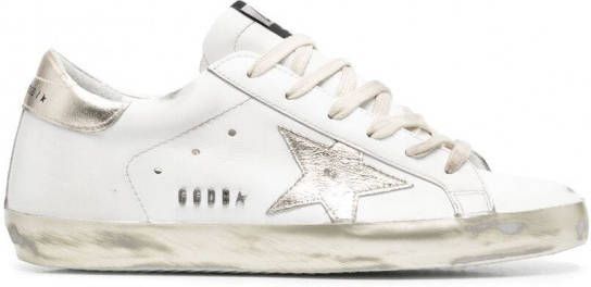 Golden Goose Super-Star leren sneakers Wit