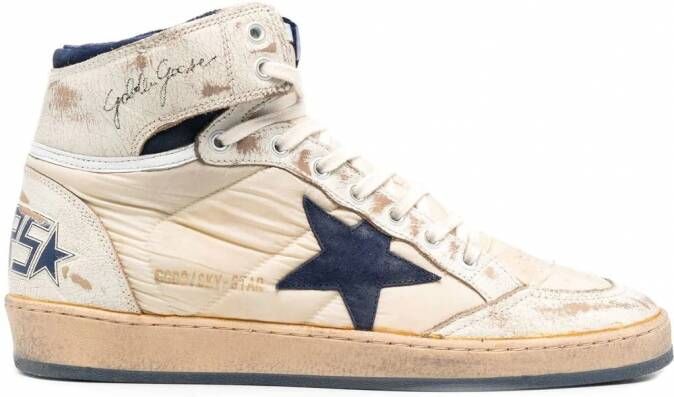 Golden Goose Superstar high-top sneakers Wit