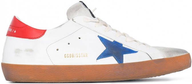 Golden Goose Superstar leren sneakers Wit