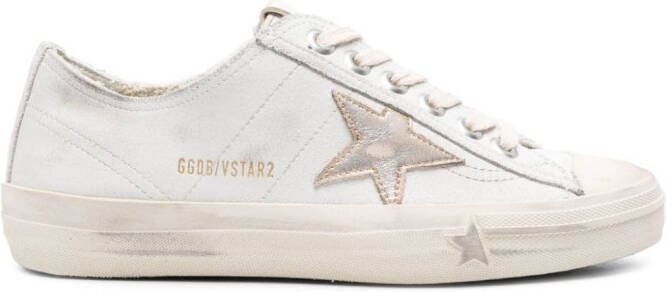 Golden Goose V-Star leren sneakers Blauw