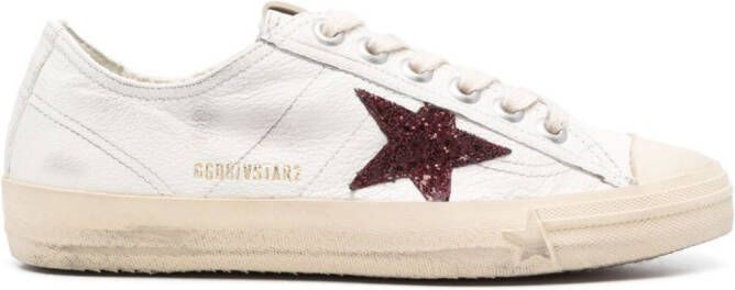 Golden Goose V-Star leren sneakers Wit