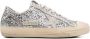 Golden Goose V-Star sneakers met glitter Zilver - Thumbnail 1