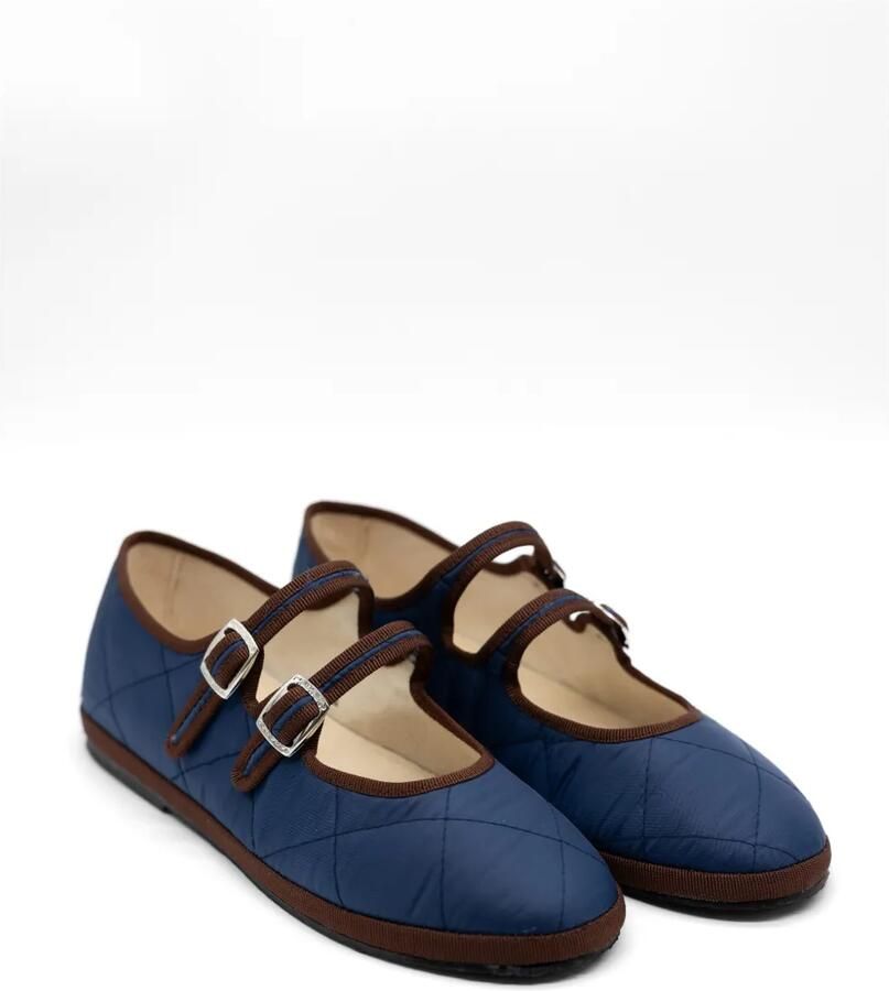 Gondolina Acqua Alta gewatteerde ballerina's Blauw