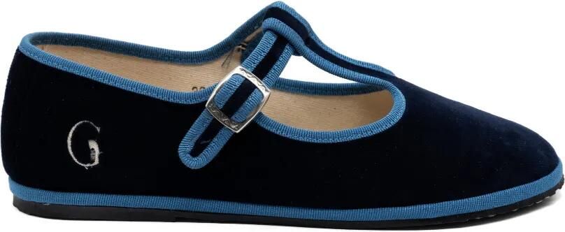 Gondolina Bauta Mary Jane ballerina's Blauw