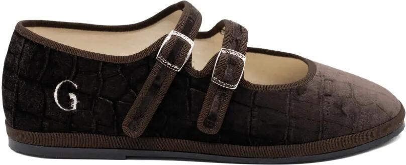Gondolina Croco Mary Jane ballerina's Bruin