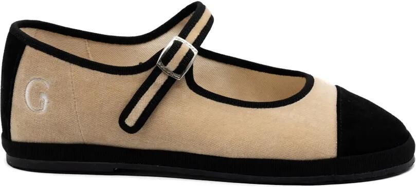 Gondolina Morosini Mary Jane ballerina's Beige