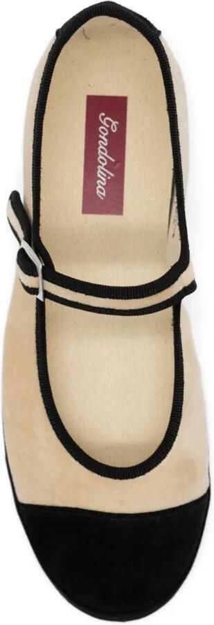 Gondolina Morosini Mary Jane ballerina's Beige - Foto 5