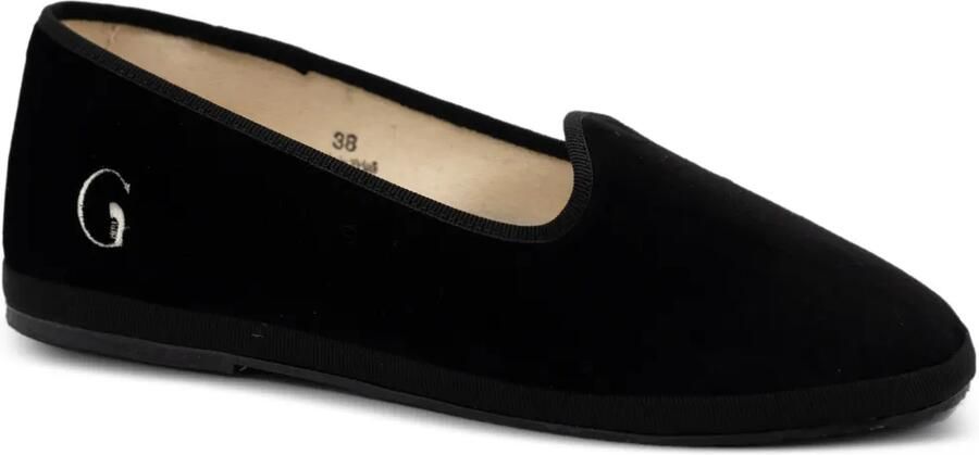 Gondolina Pellestrina slippers met logodetail Zwart