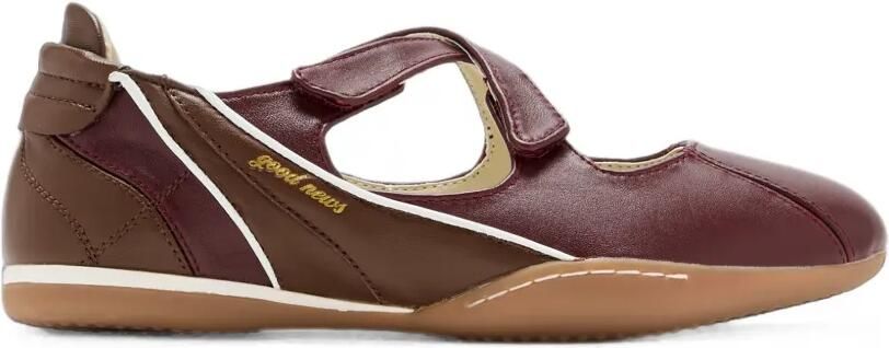 Good News Junie Mary Jane sneakers met klittenband Rood