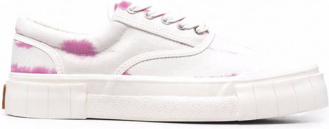 Good News Opal sneakers met tie-dye print Wit