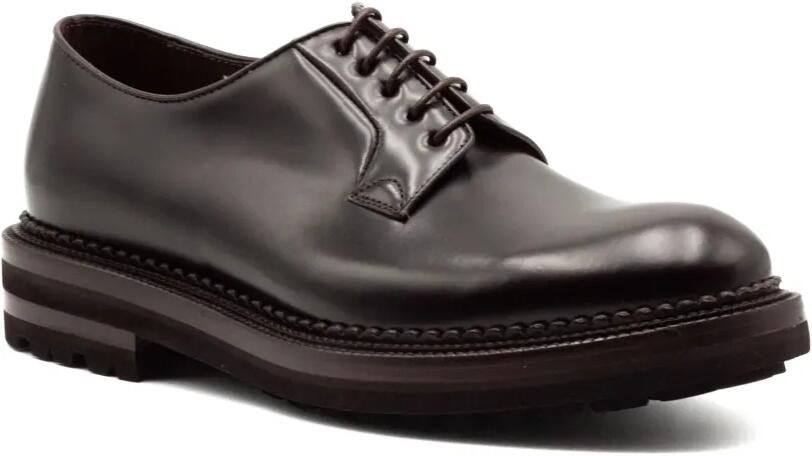 Green George Derby schoenen met chunky zool Zwart - Foto 5