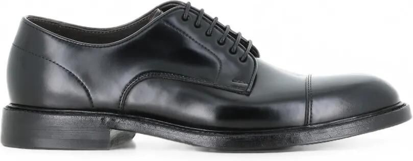 Green George Derby veterschoenen met bewerkte neus Zwart