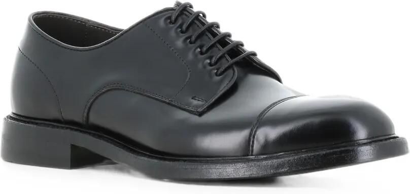 Green George Derby veterschoenen met bewerkte neus Zwart - Foto 4