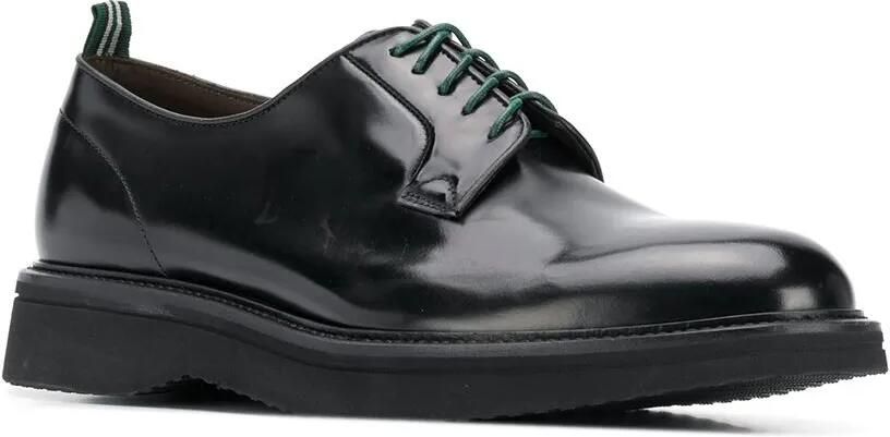 Green George Leren derby schoenen Zwart - Foto 2