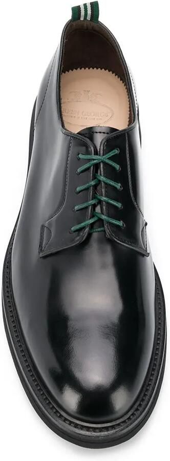 Green George Leren derby schoenen Zwart - Foto 4