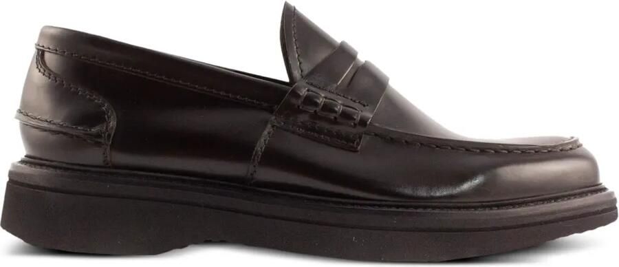 Green George Leren loafers Bruin