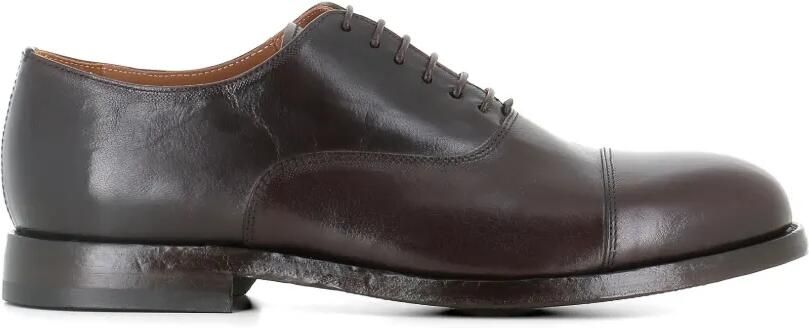 Green George Leren Oxford schoenen met neuskap Bruin