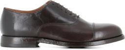 Green George Leren Oxford schoenen met neuskap Bruin