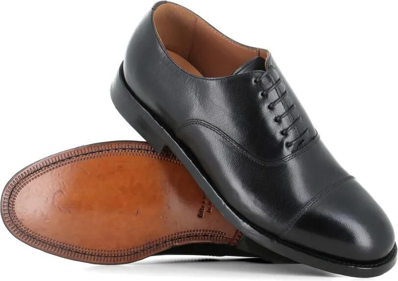 Green George Leren Oxford schoenen met neuskap Zwart - Foto 2