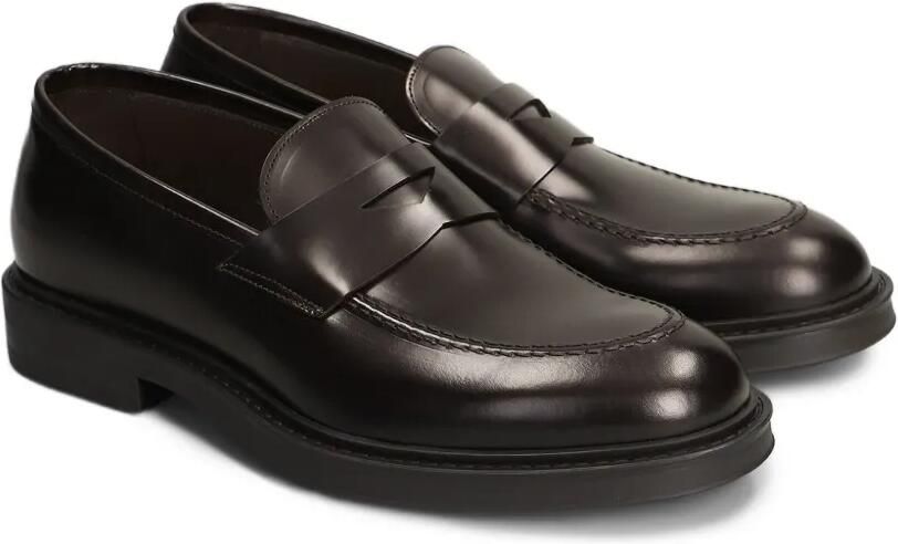 Green George Leren penny loafers Bruin - Foto 3