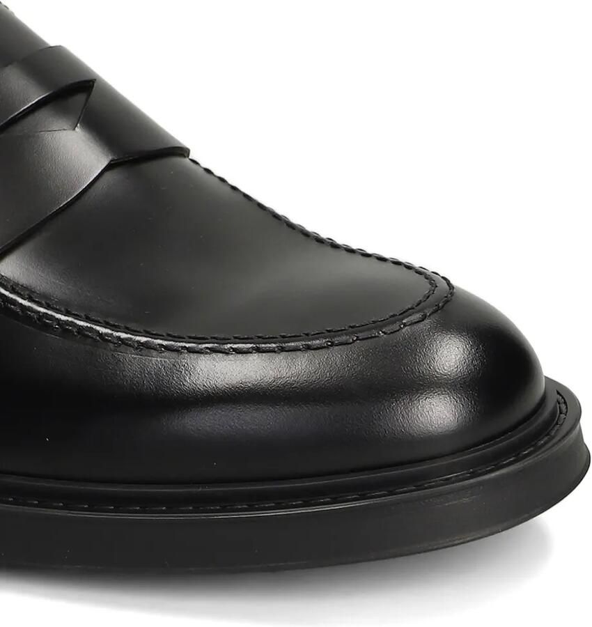 Green George Leren penny loafers Zwart - Foto 2