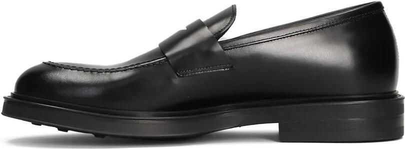 Green George Leren penny loafers Zwart - Foto 5