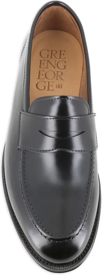 Green George Penny leren loafers Bruin - Foto 4