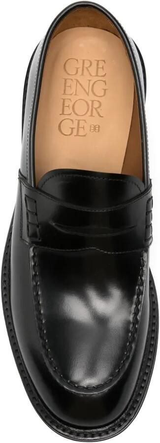 Green George Penny loafers Zwart - Foto 4