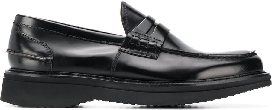 Green George Slip-on loafers Zwart