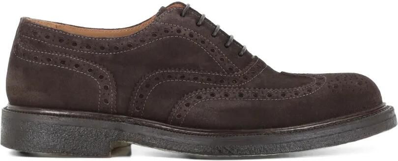 Green George Suède brogue-oxfordschoenen Bruin