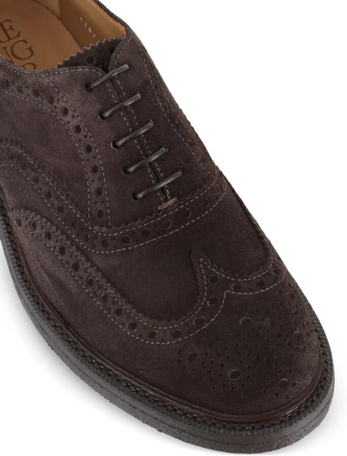 Green George Suède brogue-oxfordschoenen Bruin - Foto 5