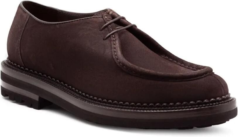 Green George Suède derby schoenen met platte neus Bruin - Foto 3