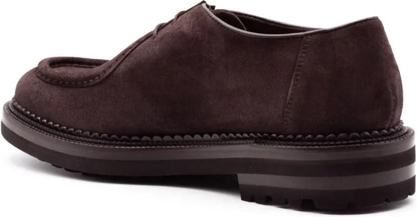 Green George Suède derby schoenen met platte neus Bruin - Foto 4