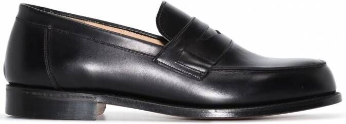 Grenson Epsom leren loafers Zwart