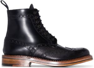 Grenson x Labrum London enkellaarzen met puntige neus Zwart