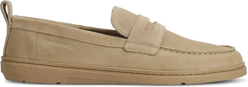 GROUNDIES Brisbane suède slip-on sneakers Beige