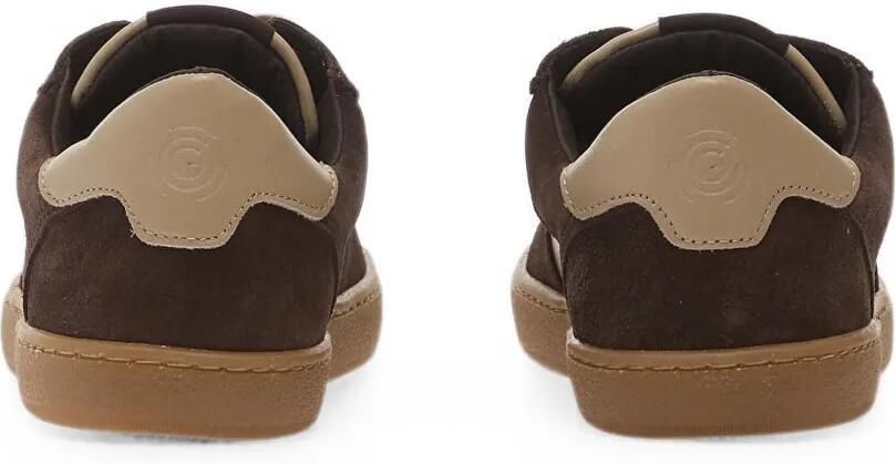 GROUNDIES Hamptons leren sneakers met vlakken Bruin - Foto 2