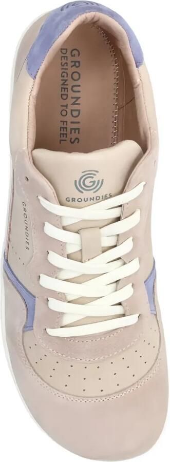 GROUNDIES Nova GO1 geperforeerde sneakers met vlakken Roze - Foto 4
