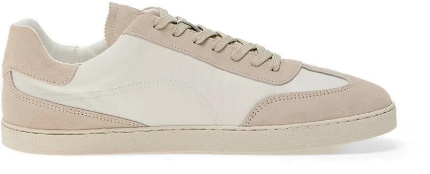 GROUNDIES Panama sneakers met suède afwerking Beige