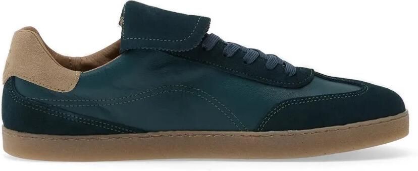GROUNDIES Sneakers met suède afwerking en vlakken Blauw